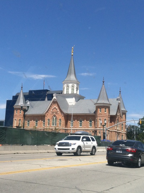 A photo of the new 'tabernacle' temple